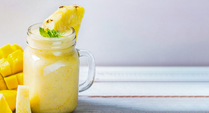 Mango Pineapple Coconut Water Smoothie