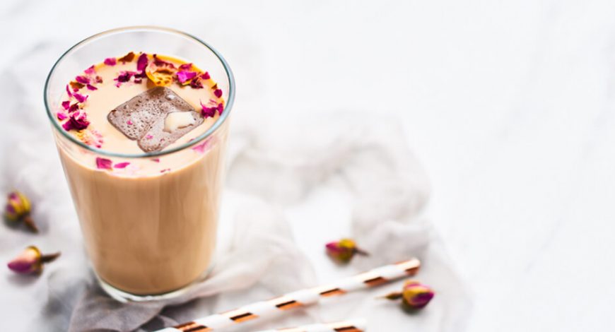 Rose Iced Latte