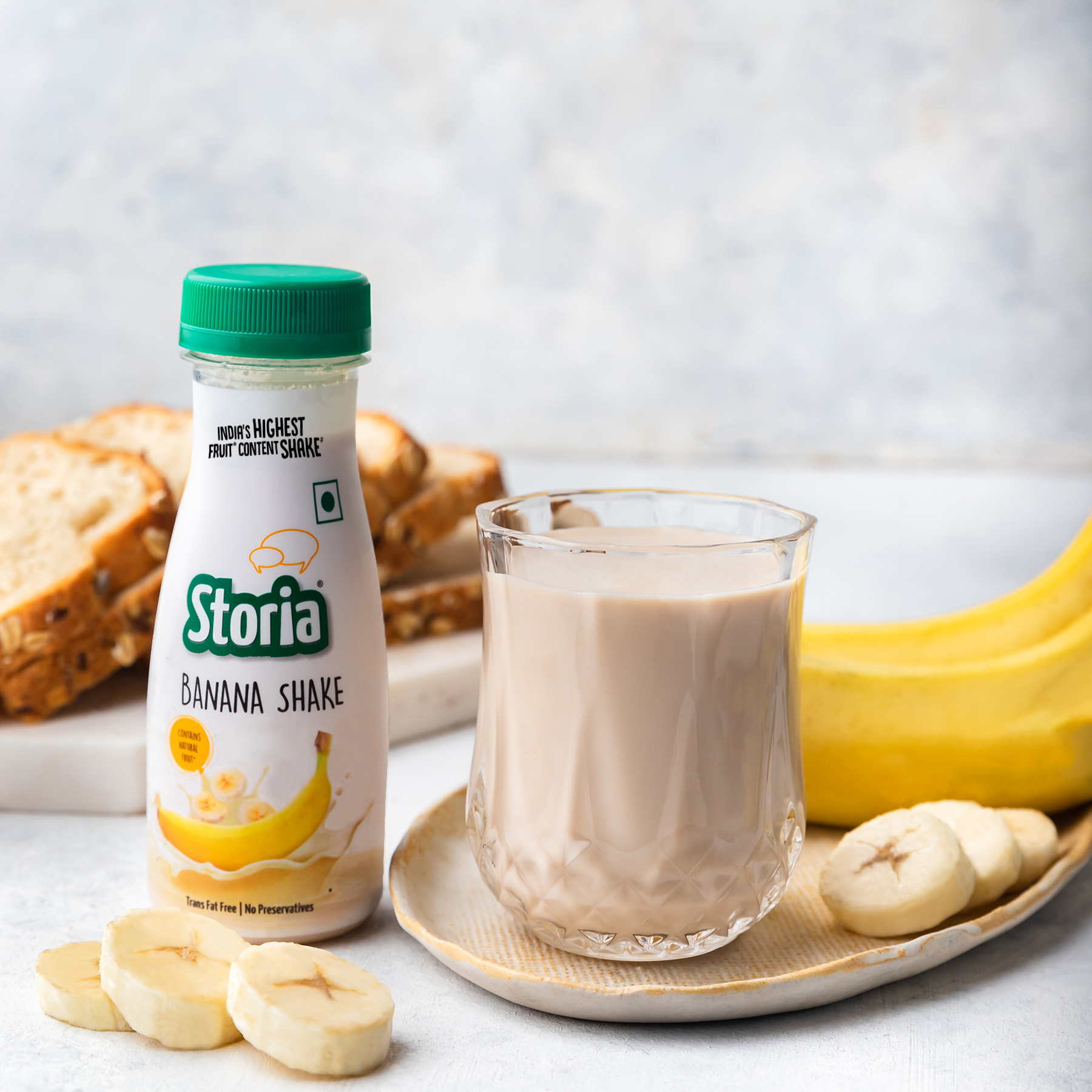 Banana shake-stay energetic with a healthy snack