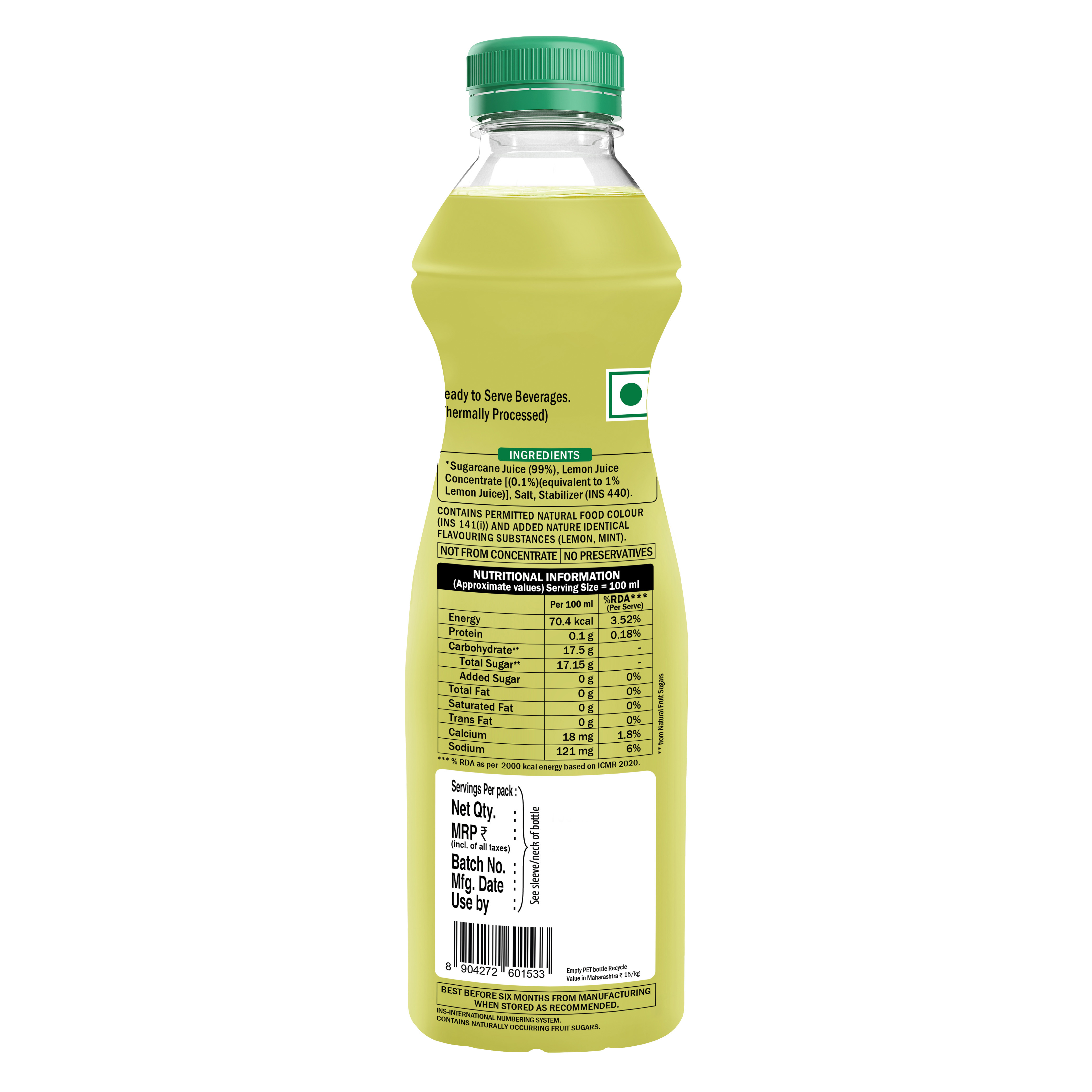 100% Sugarcane Juice- 750ml2