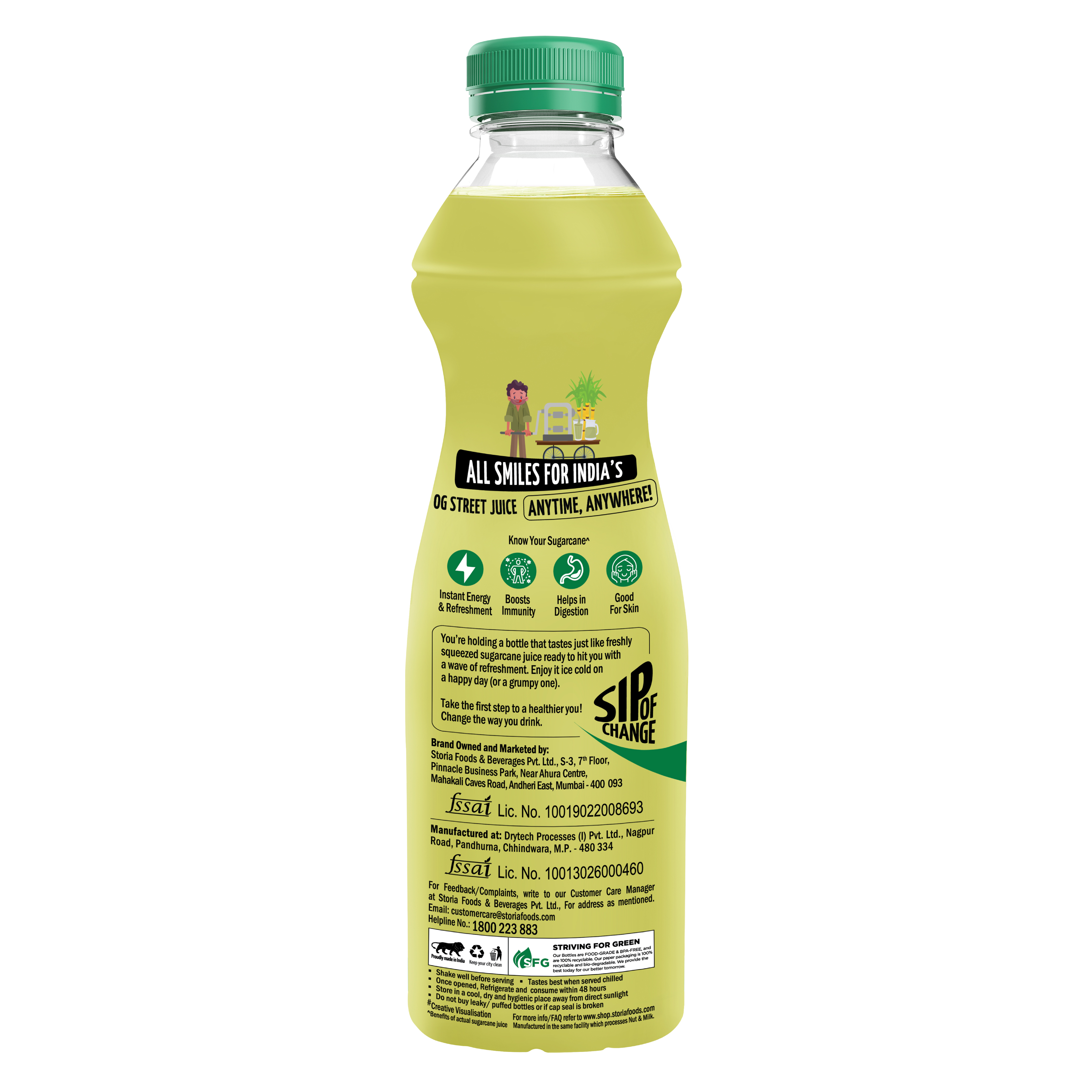 100% Sugarcane Juice- 750ml3