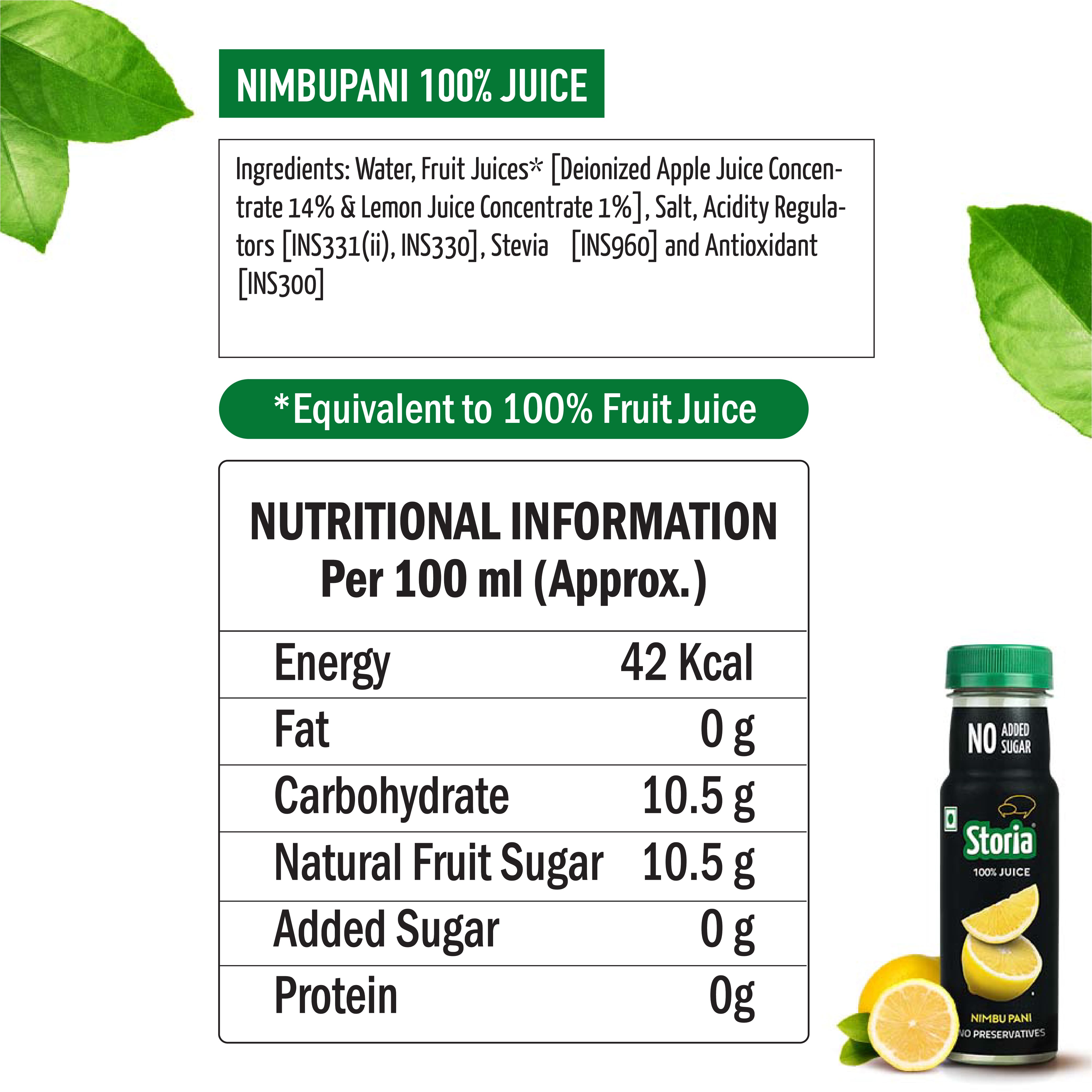 Nutritional value outlet of lemon juice