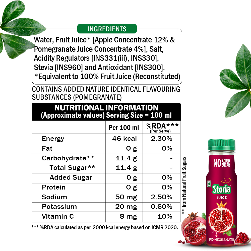 Pomegranate juice nutrition discount facts