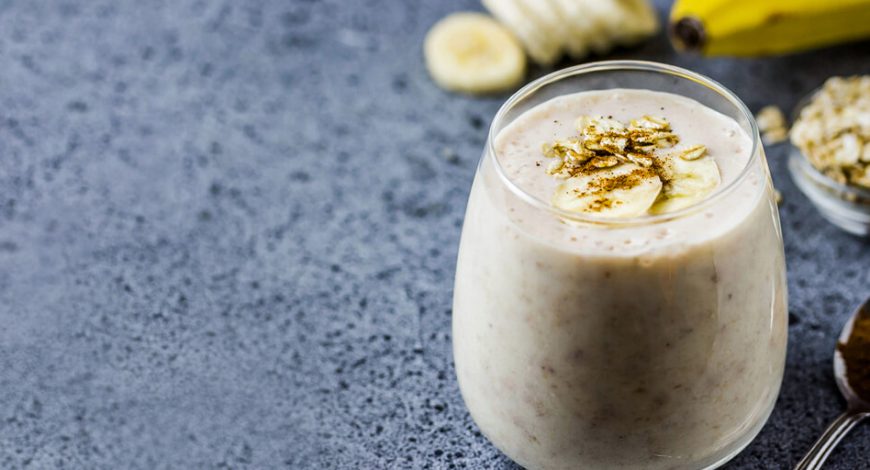 Coffee Oatmeal Banana Smoothie